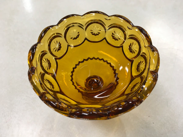 Moon & Stars Amber candle holder
