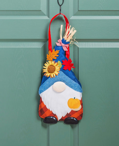 Give Thanks Fall Gnome Door Décor