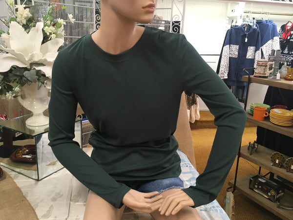 Green Side Button Top