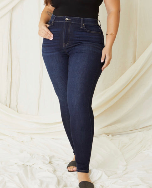 High rise dark denim KanCan Plus