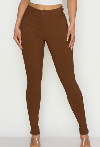 Brown Stretch Jeans