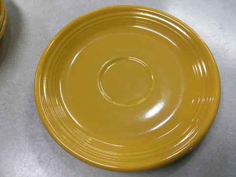 Fiesta yellow daffodil saucer plate Estate