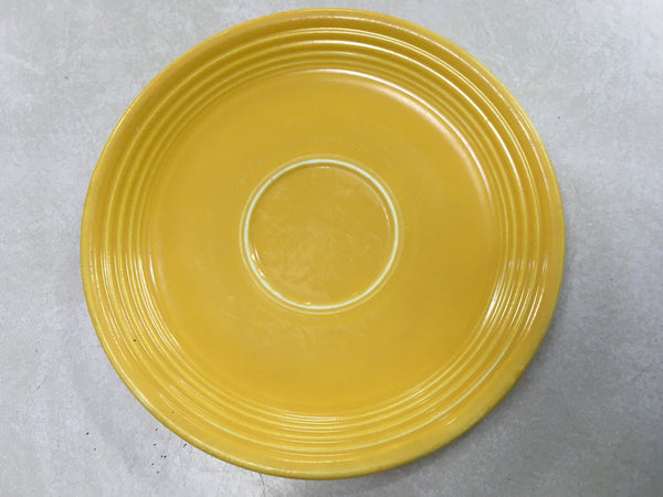 Fiesta vintage yellow saucer plate Estate