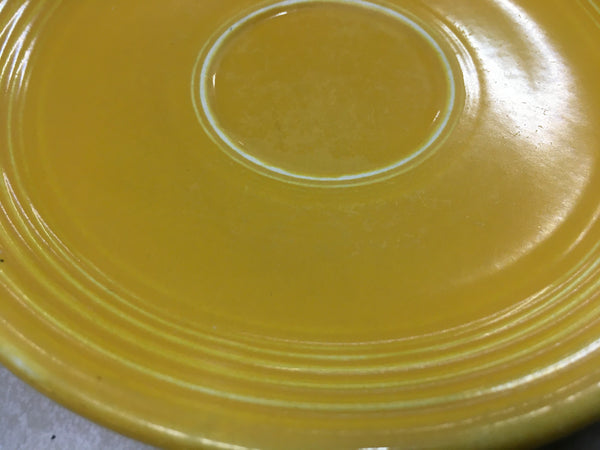 Fiesta vintage yellow saucer plate Estate