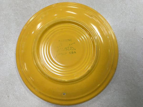 Fiesta vintage yellow saucer plate Estate