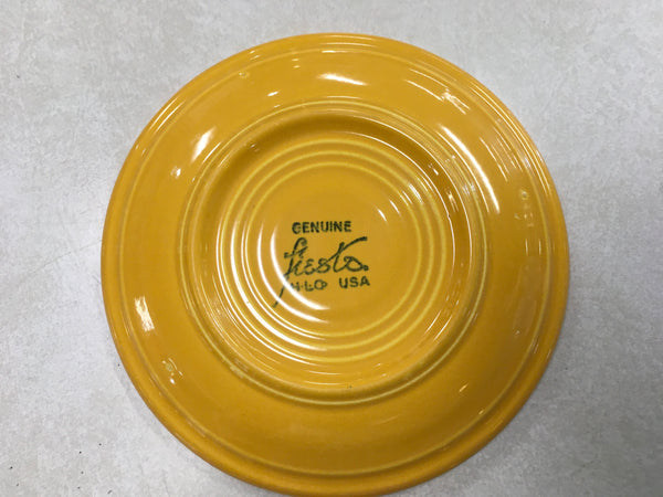 Fiesta yellow marigold saucer plate Estate