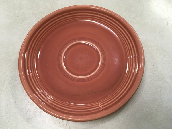 Fiesta rose pink saucer plate Estate