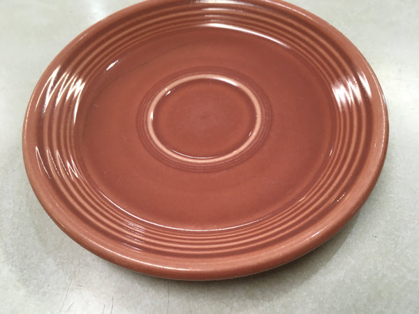 Fiesta rose pink saucer plate Estate