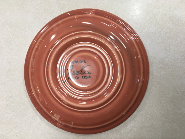 Fiesta rose pink saucer plate Estate