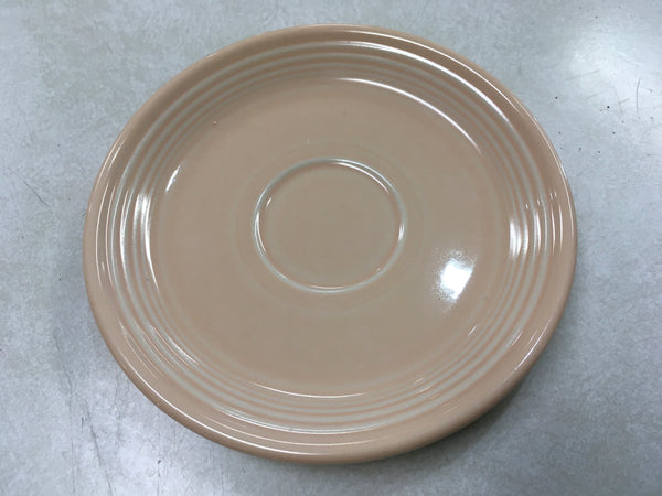 Fiesta light peach apricot saucer plate Estate