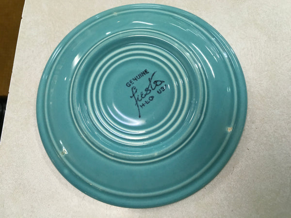 Fiesta blue periwinkle saucer plate Estate