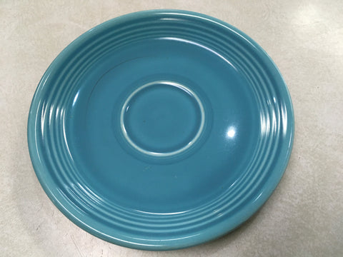 Fiesta blue turquoise saucer plate Estate