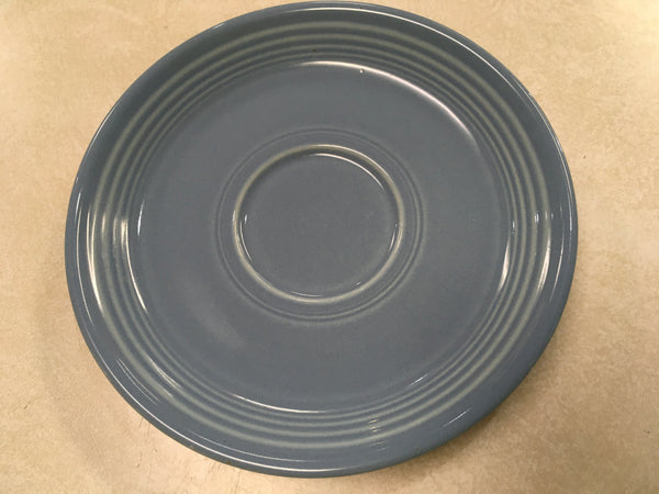 Fiesta blue peacock periwinkle saucer plate Estate