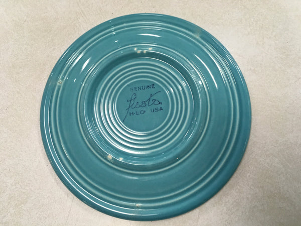 Fiesta blue turquoise luncheon plate Estate