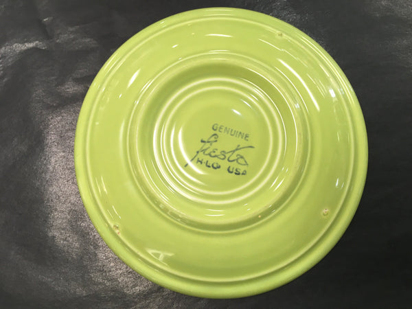 Fiesta green chartreuse saucer plate Estate