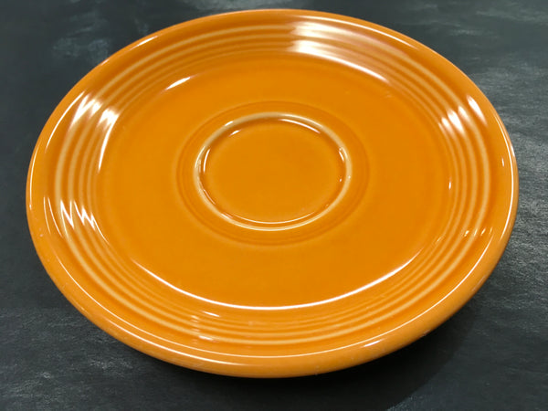 Fiesta orange tangerine saucer plate Estate