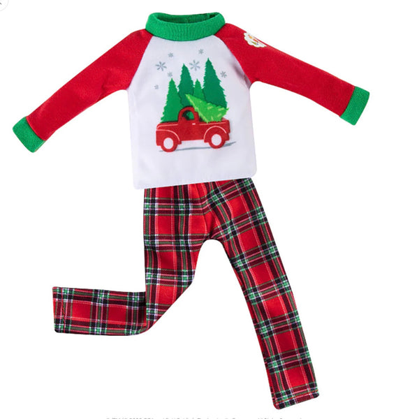 Claus Couture Tree Farm PJs Elf on the Shelf