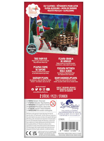 Claus Couture Tree Farm PJs Elf on the Shelf