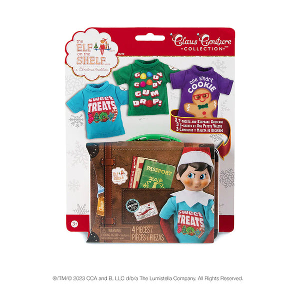 Claus Couture Sweet Treats Tees Elf on the Shelf