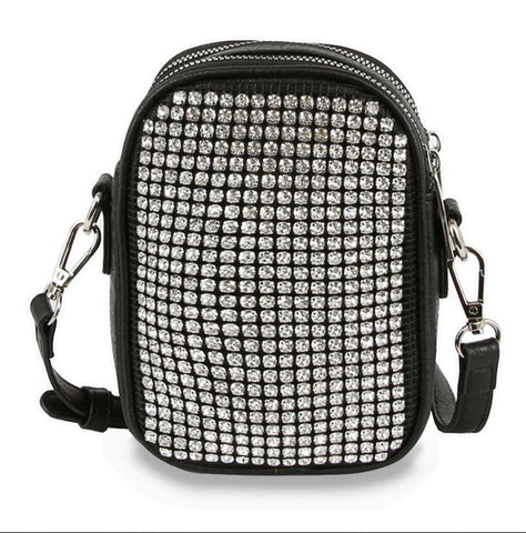 Black Cell Crossbody Sling