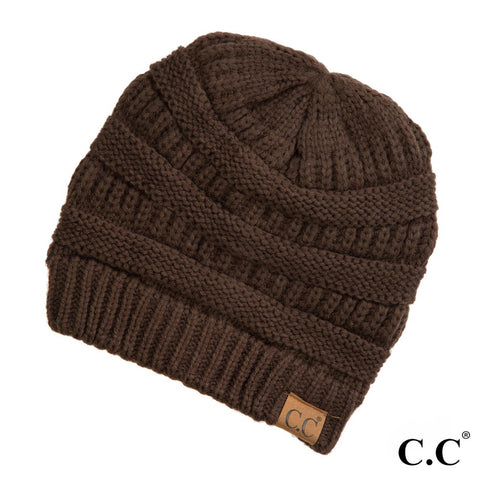 Brown original CC beanie