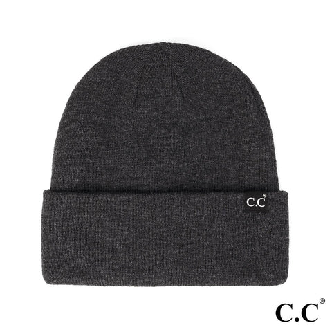 Dark Gray Cuff Unisex CC beanie