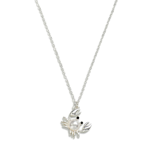 Crab pearl necklace