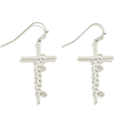 Blessed Cross earrings
