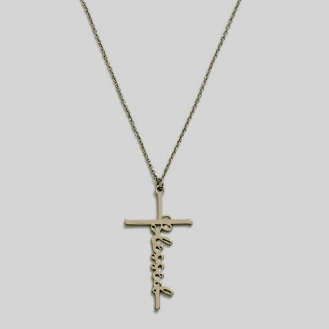 Blessed silver necklace