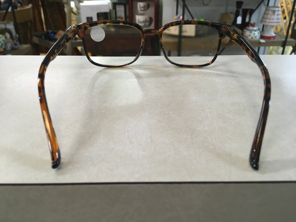Dark Leopard frame reader eyeglasses 1.75