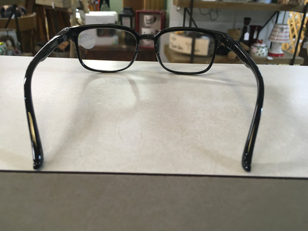 Black frame reader eyeglasses 1.75