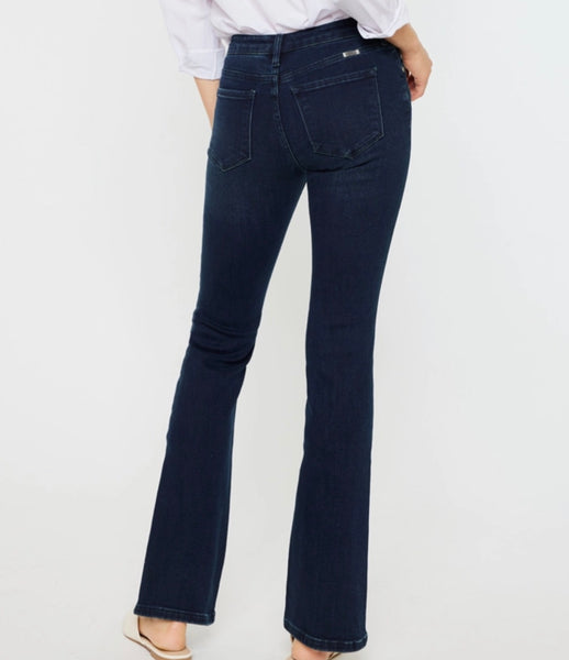 Dark Denim KanCan fleece lined jeans