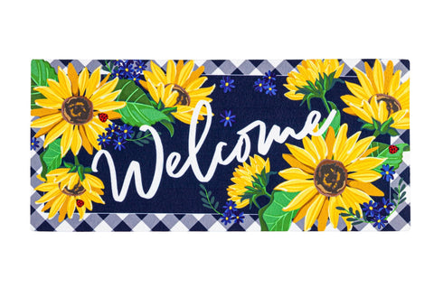 Sunflower Welcome Sassafras Switch Mat