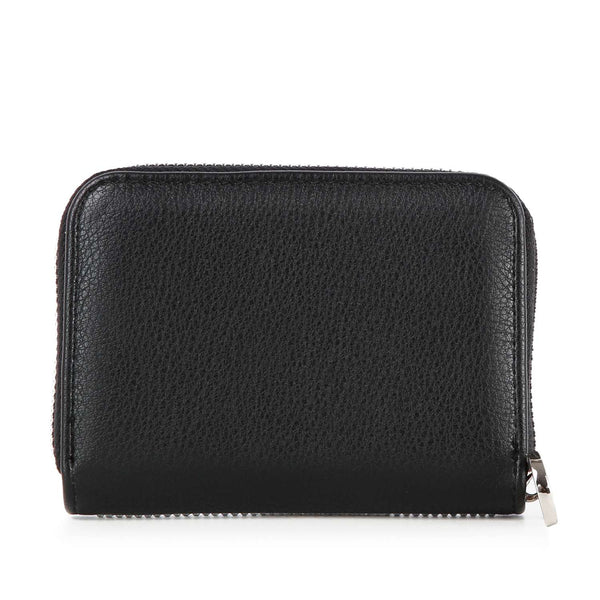 Black Rhinestone Petite Wallet