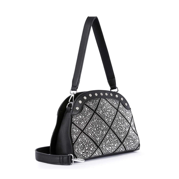 Black Super Sparkling Shoulder Bag