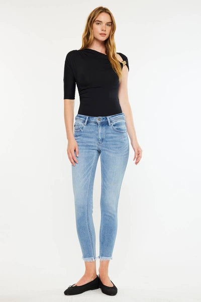 Kan Can raw hem Jean
