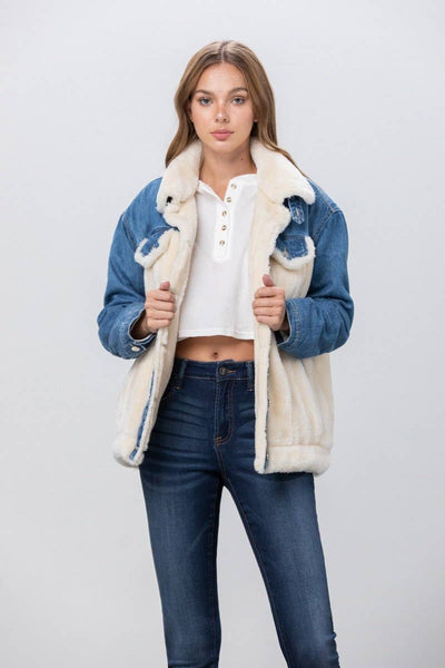 Insane Gene Sherpa Denim Jacket