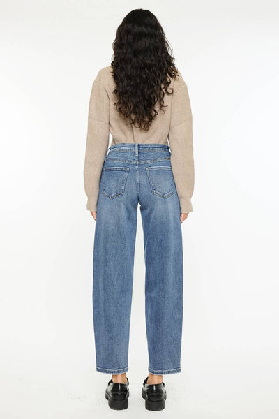 Kan Can barrel wide leg jeans
