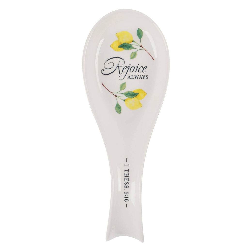 Lemons Rejoice Always 1 Thess. 5:16-18 Spoon Rest