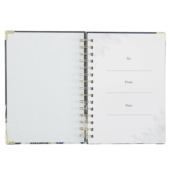 Journal Blue Floral Strength & Dignity Prov. 31:25