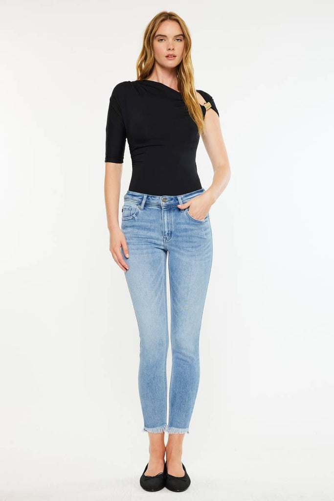 Kan Can raw hem Jean