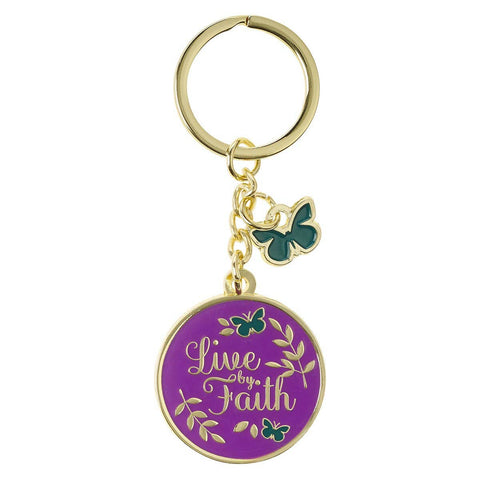 Keychain Live by Faith
