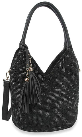 Black Stunning Sparkle Handbag