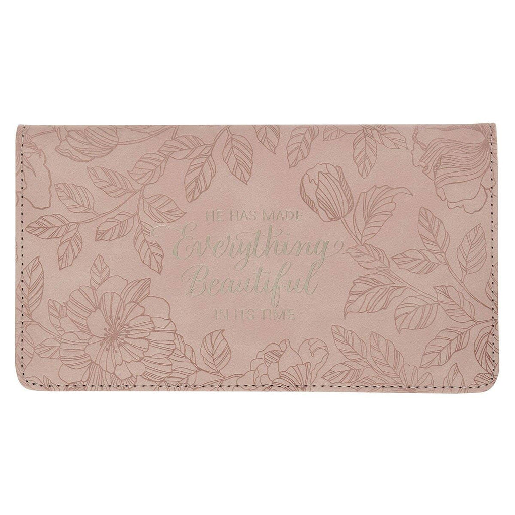 Pink Everything Beautiful Ecc. 3:11 checkbook
