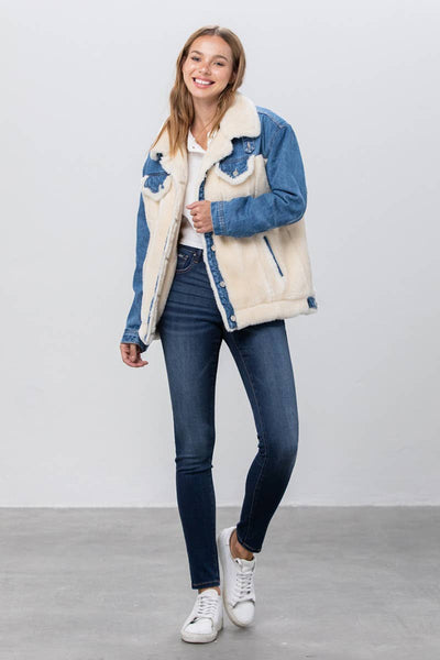 Insane Gene Sherpa Denim Jacket