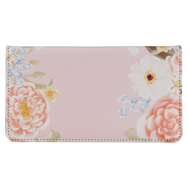 Checkbook Wallet Pink Strength & Dignity Prov. 31:25
