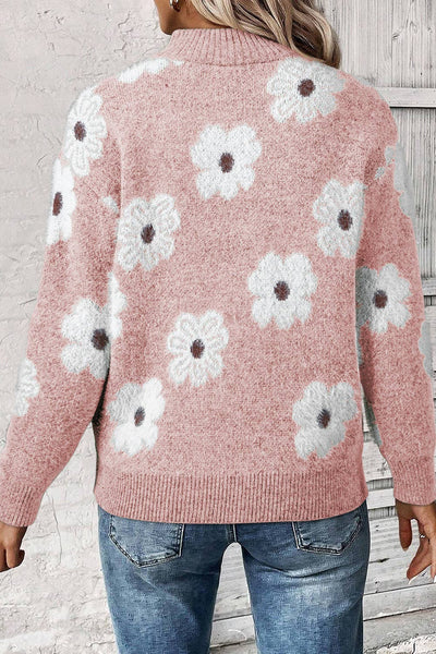 Plink Sherpa Floral Sweater