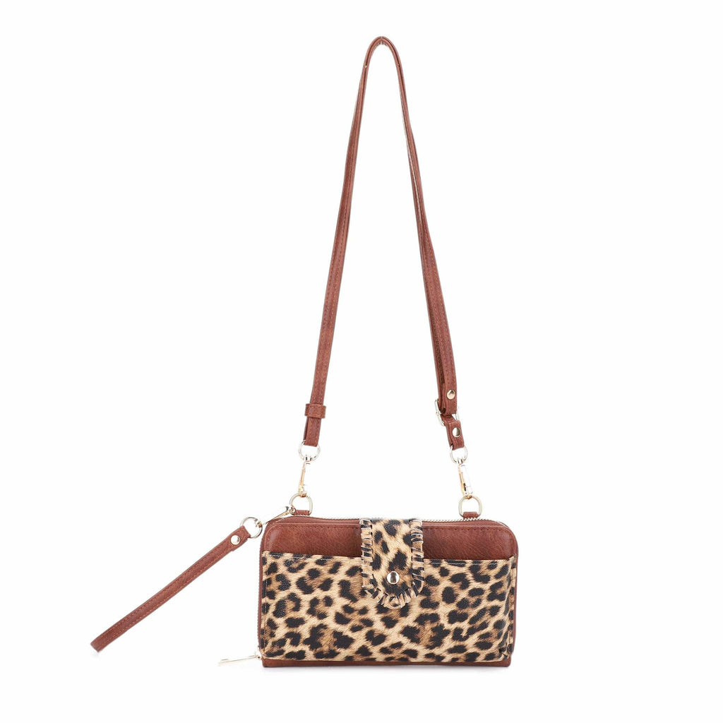 Leopard Crossbody Wallet