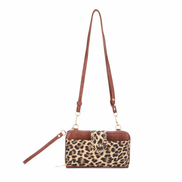 Leopard Crossbody Wallet
