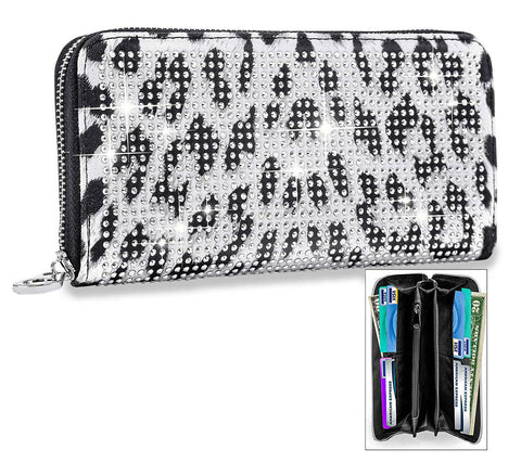 Sparkling Animal Print Wallet